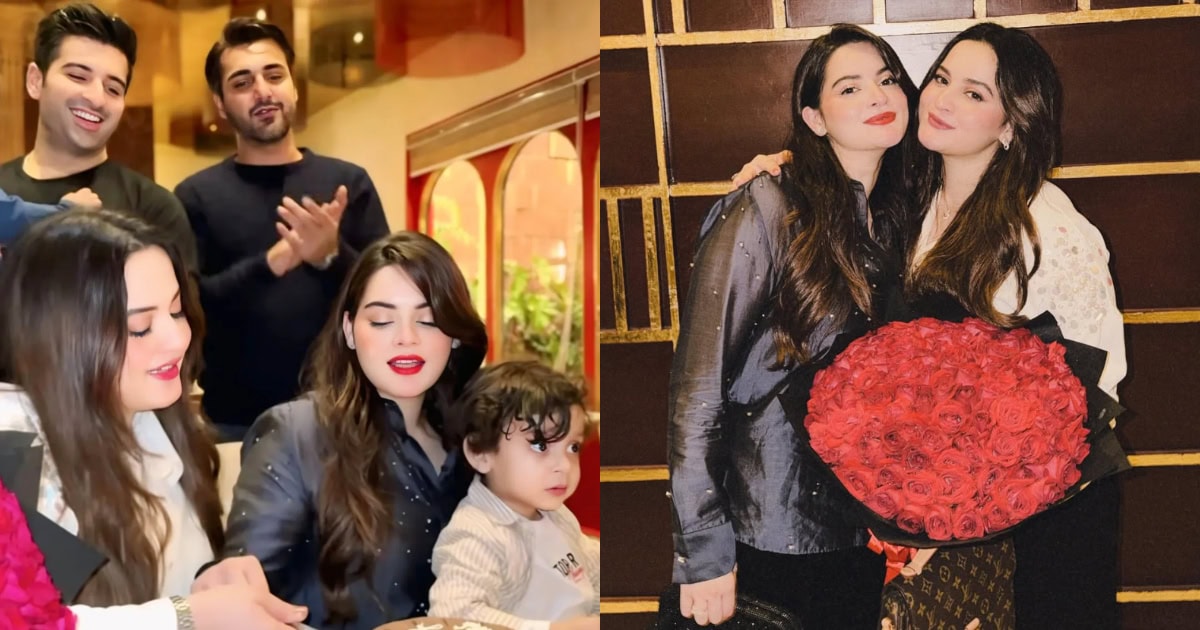 Aiman Khan & Minal Khan Celebrate 27th Birthday Together