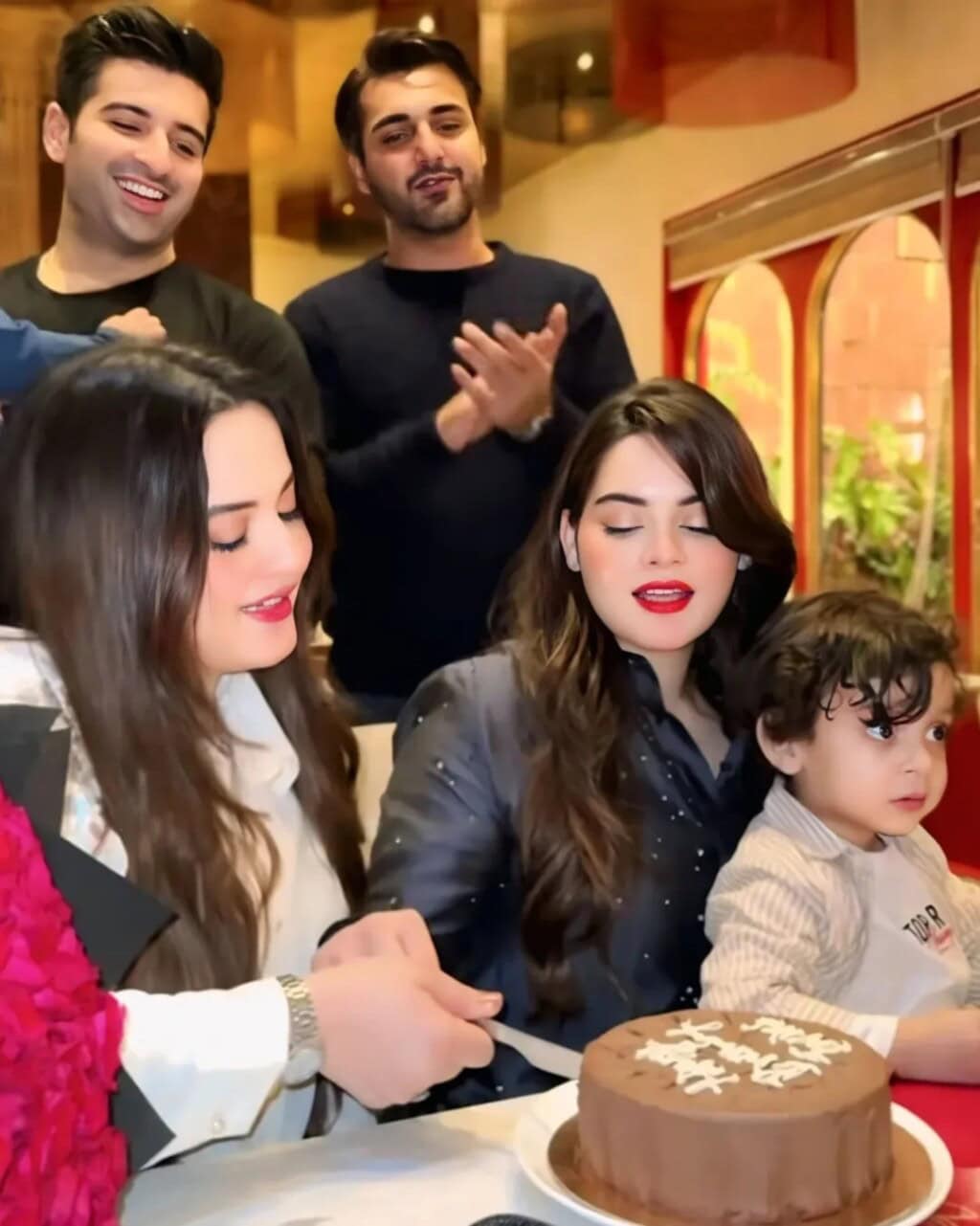 Aiman Khan & Minal Khan Celebrate 27th Birthday Together