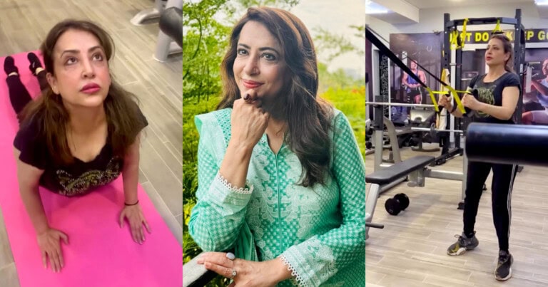 Senior Actress Farah Nadeem’s Gym Video Receives Mixed Reactions