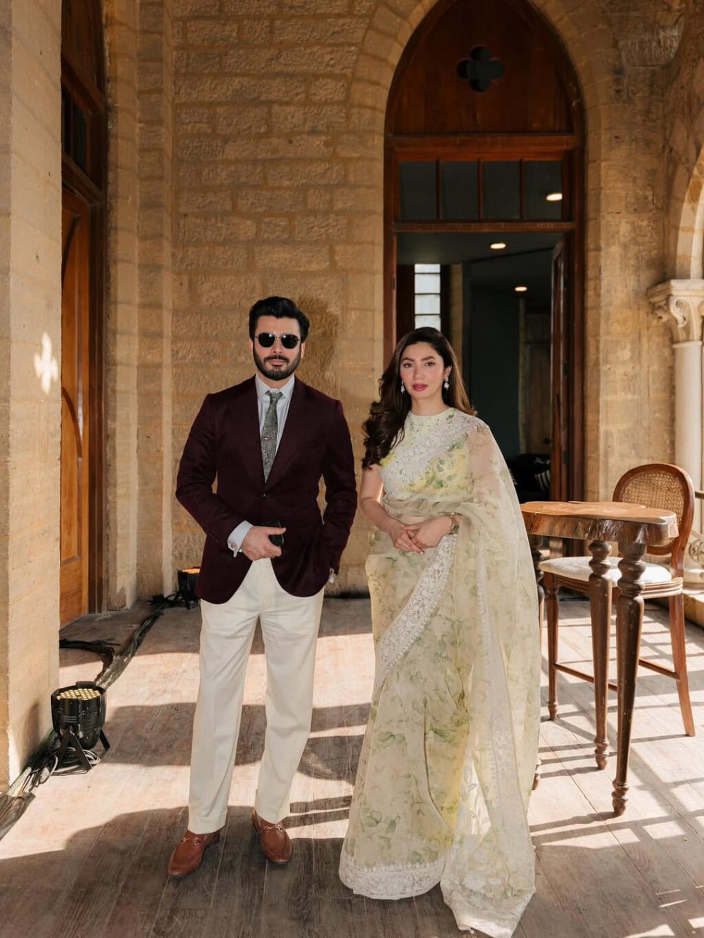 Mahira Khan & Fawad Khan Shine At Neelofar Press Meet