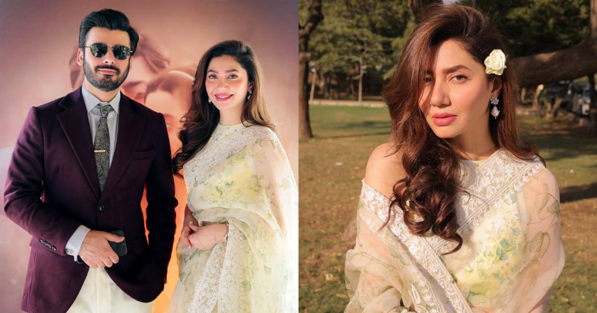 Mahira Khan & Fawad Khan Shine At Neelofar Press Meet