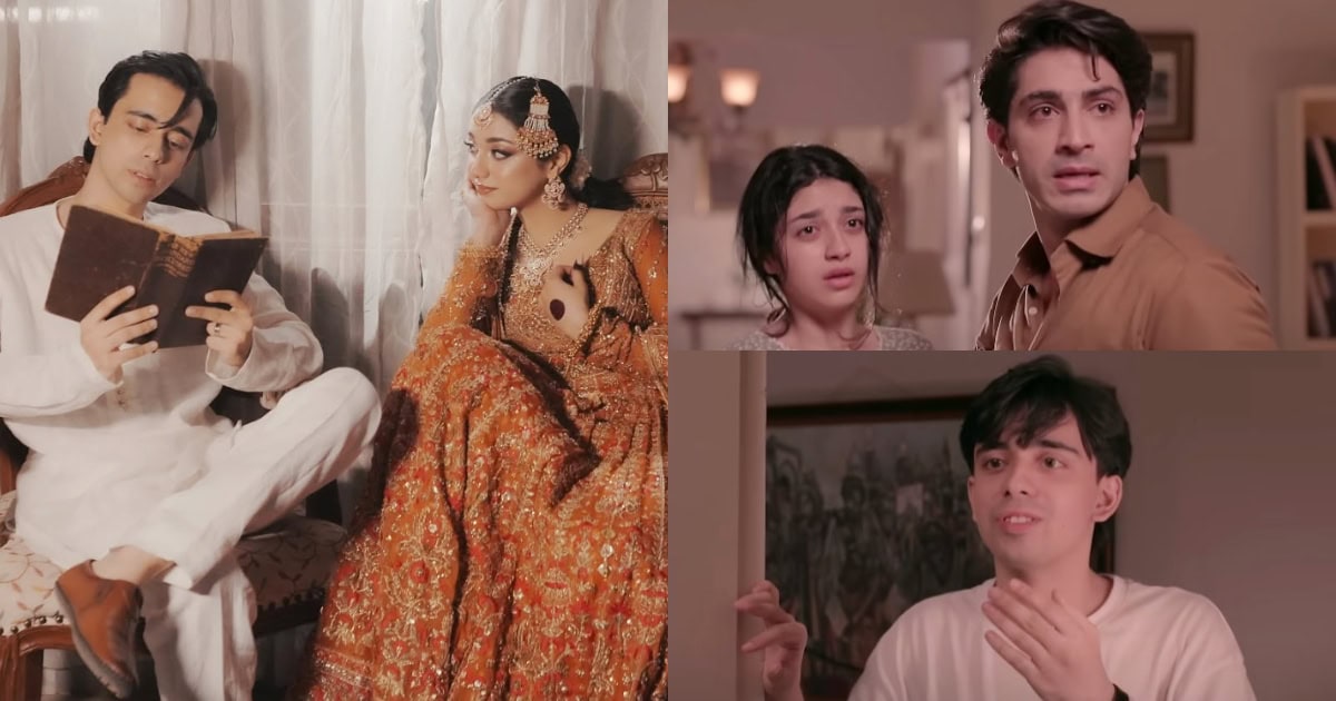 Nazeeha Zainab and Elahi Bux Khan from Jama Taqseem drama shoot