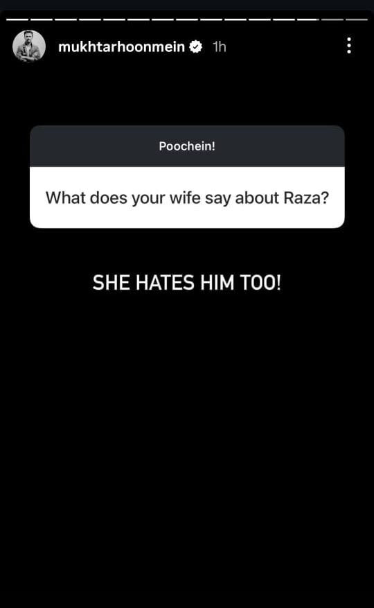 Usman Mukhtar Reveals His Take On Raza From Pamaal