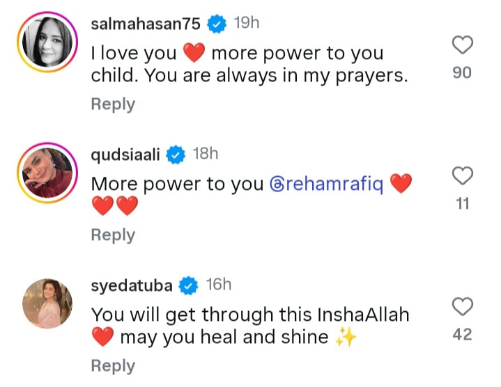 Reham Rafiq Shares Painful Health Struggle