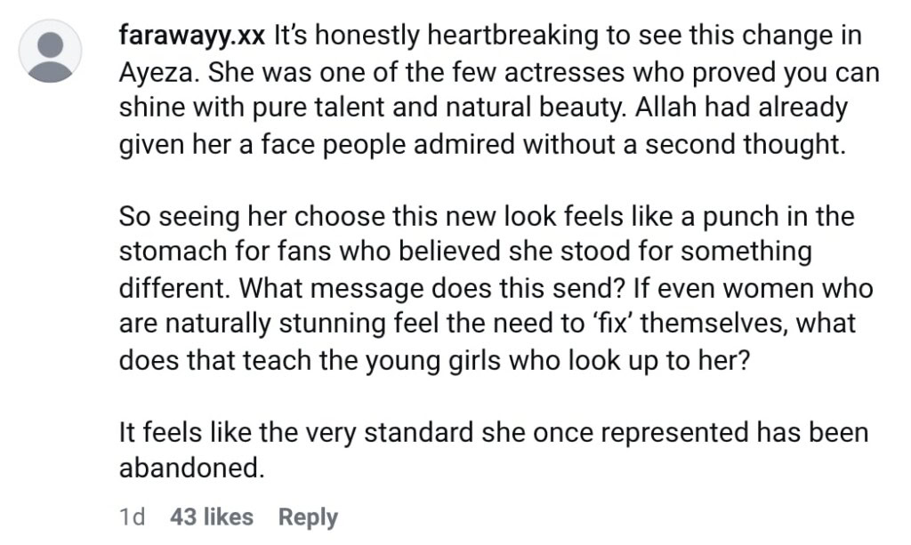 Ayeza Khan Cosmetic Surgery Changes Spark Debate