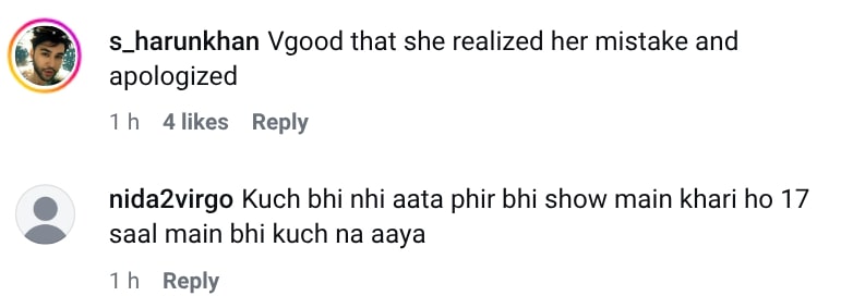 Nida Yasir Issues Apology To Delivery Riders