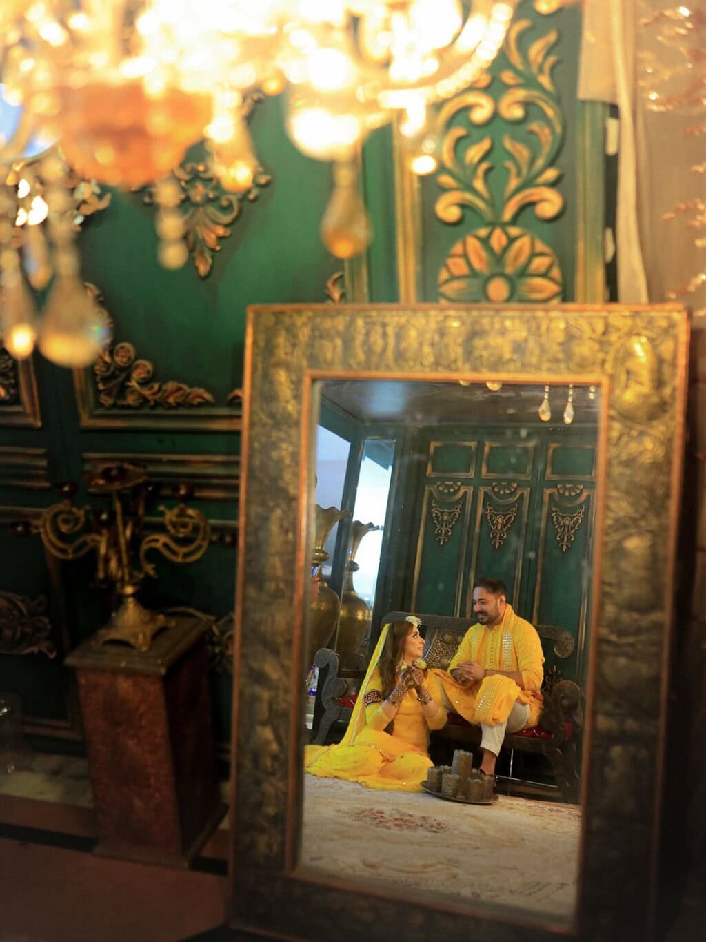 Dr Nabiha Ali Khan & Haris Khokhar Mayon Pictures & Videos