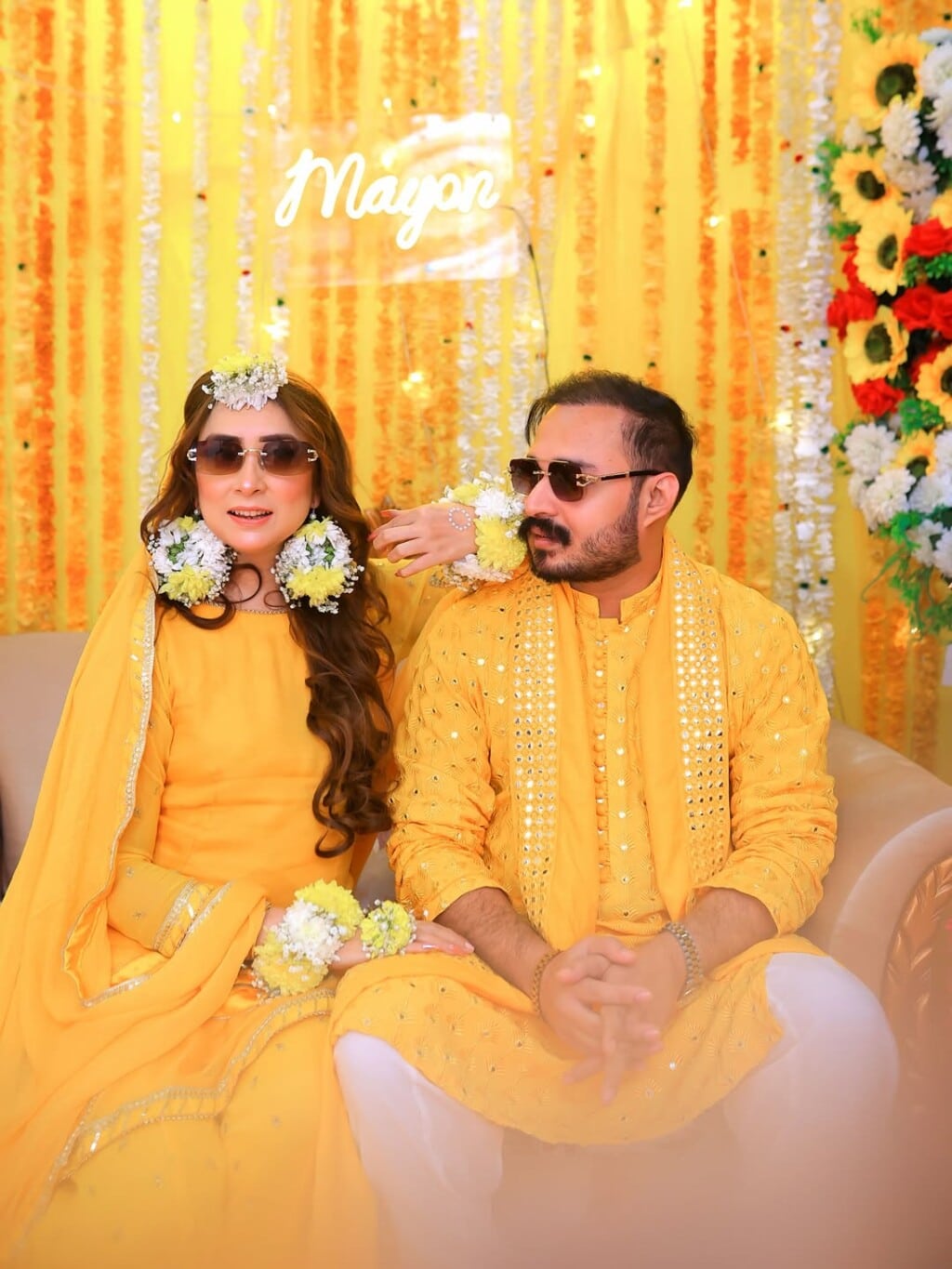 Dr Nabiha Ali Khan & Haris Khokhar Mayon Pictures & Videos