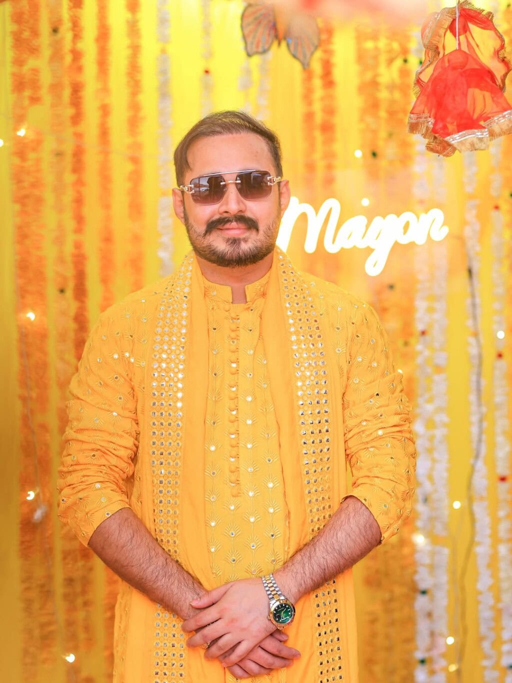 Dr Nabiha Ali Khan & Haris Khokhar Mayon Pictures & Videos