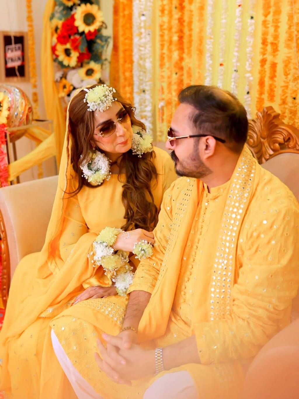 Dr Nabiha Ali Khan & Haris Khokhar Mayon Pictures & Videos