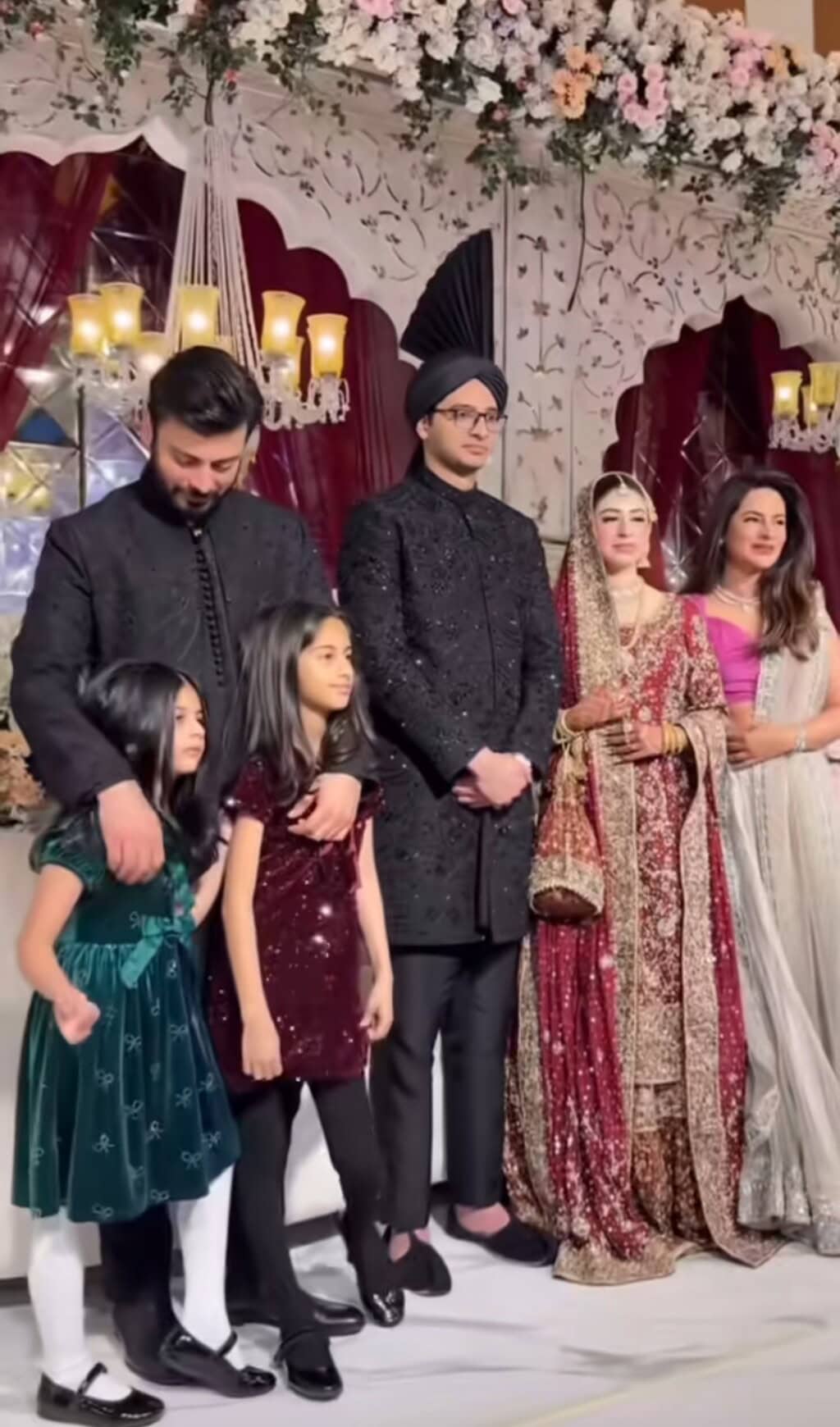 Fawad Khan Spotted At a Wedding with Family