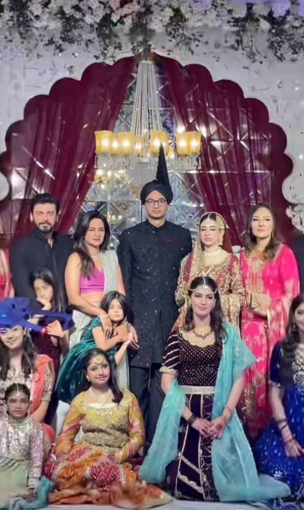 Fawad Khan Spotted At a Wedding with Family
