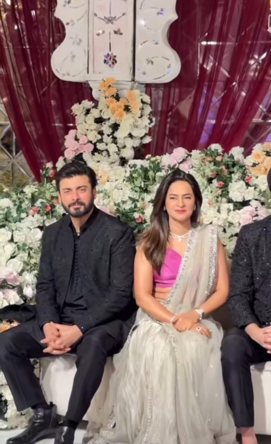 Fawad Khan Spotted At a Wedding with Family