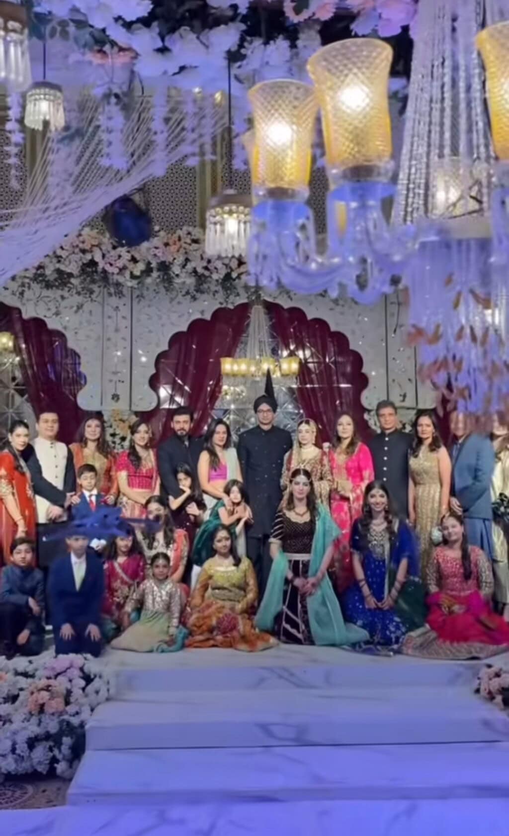 Fawad Khan Spotted At a Wedding with Family