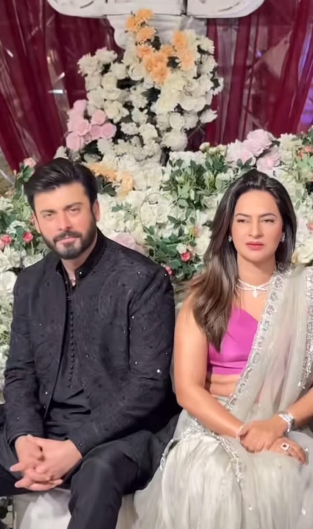 Fawad Khan Spotted At a Wedding with Family