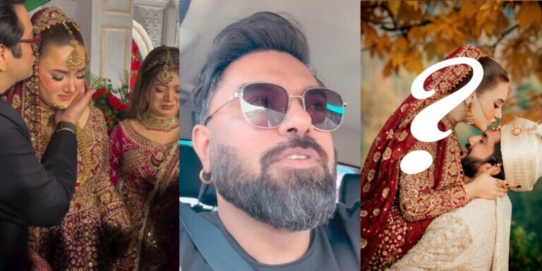 Yasir Hussain Questions Public Regarding Rabeeca Khan Viral Wedding