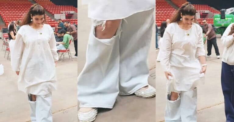 Hareem Farooq’s Ripped Jeans Look at HUM Awards Sparks Backlash