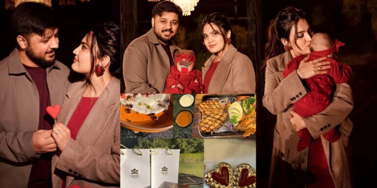 Iqra Kanwal and Areeb Pervaiz’s Beautiful Anniversary Photoshoot
