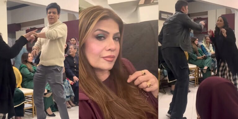 Veteran Pakistani Stars Dance Moves at Private Gathering