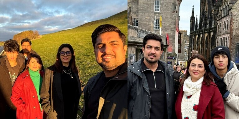 Iqrar ul Hassan Family Pictures from the UK