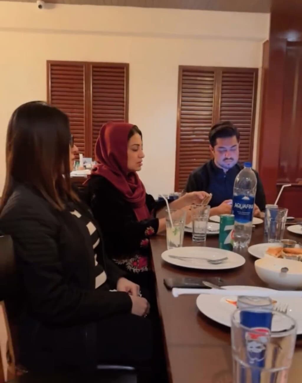 Iqrar Ul Hassan Spotted Dining Out With His Three Wives