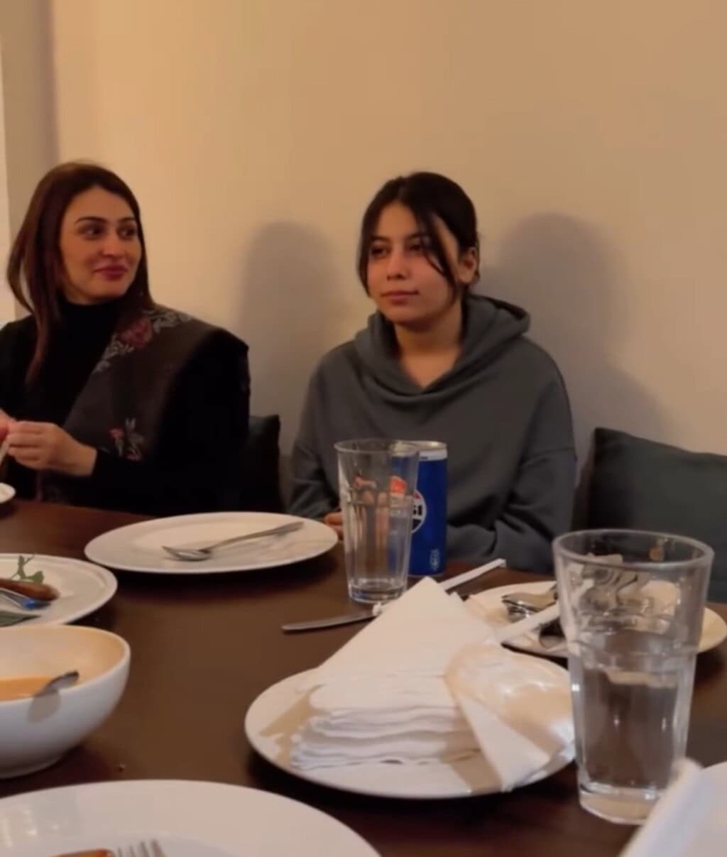 Iqrar Ul Hassan Spotted Dining Out With His Three Wives
