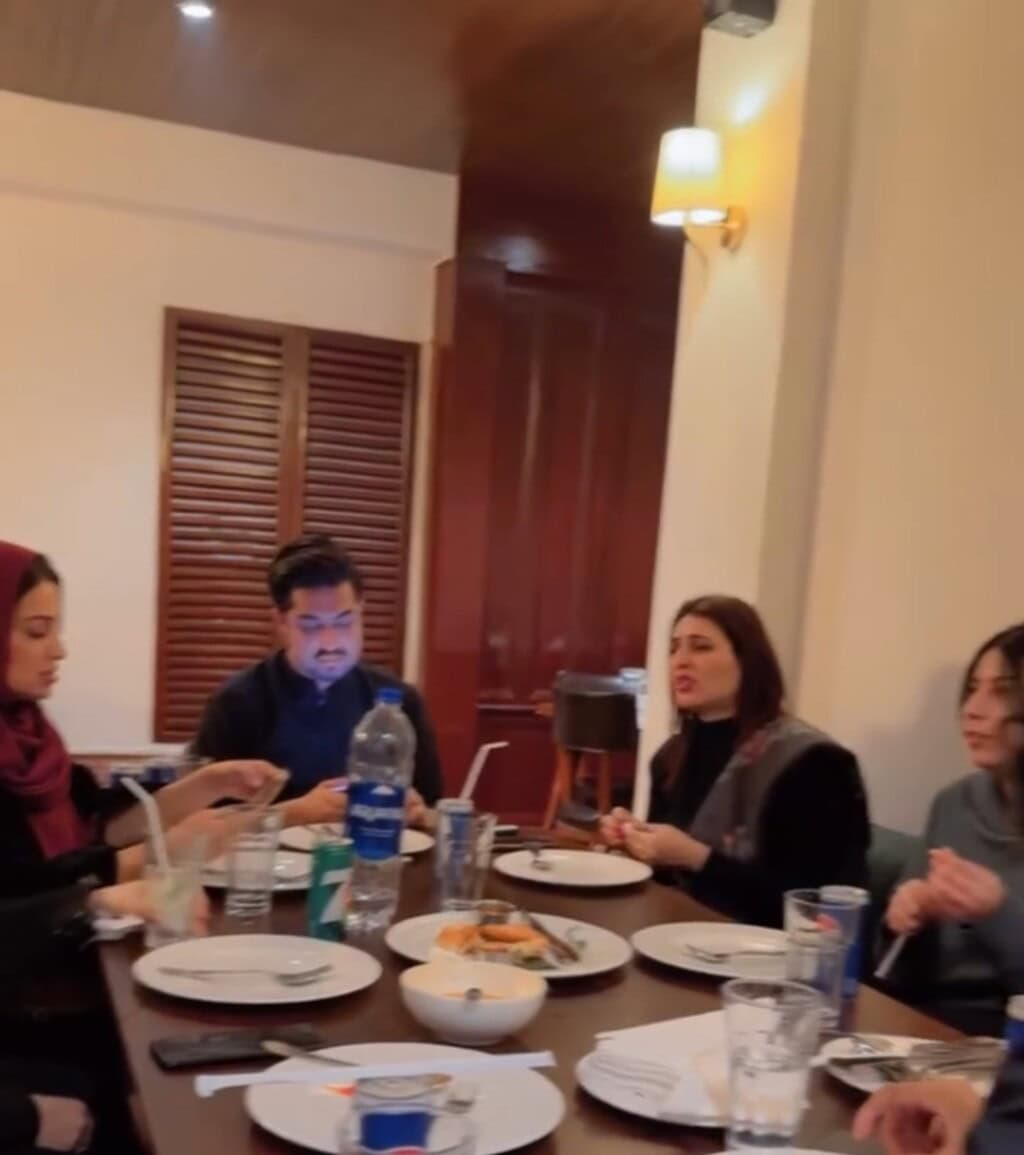 Iqrar Ul Hassan Spotted Dining Out With His Three Wives