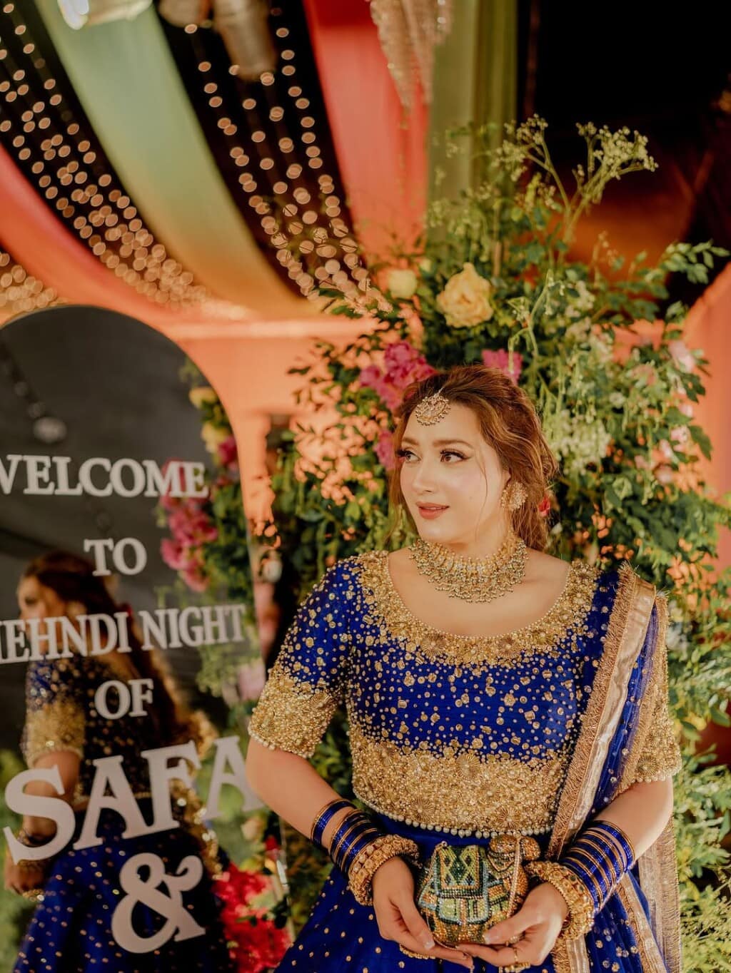 Momina Iqbal Pictures from Cousin’s Mehndi Event
