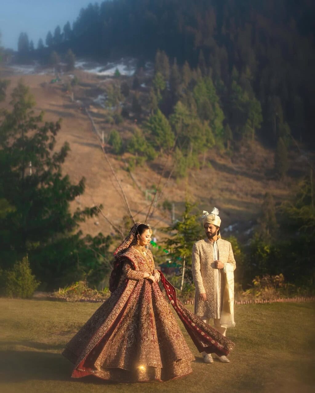 Rabeeca Khan and Hussain Tareen Wedding Photoshoot