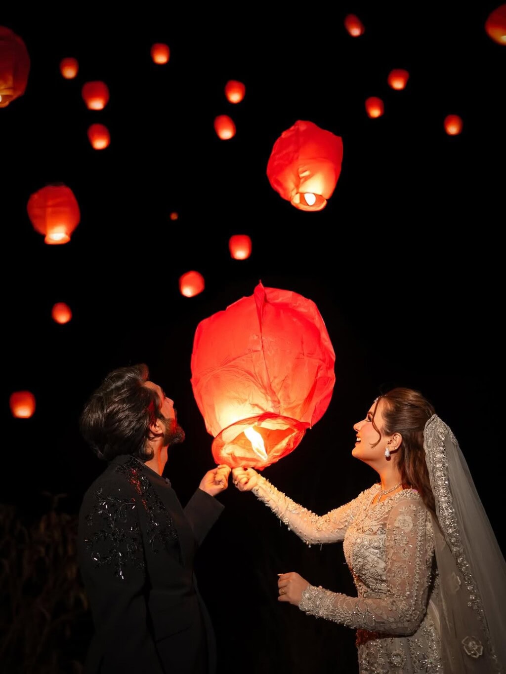 Rabeeca Khan and Hussain Tareen Walima Photoshoot