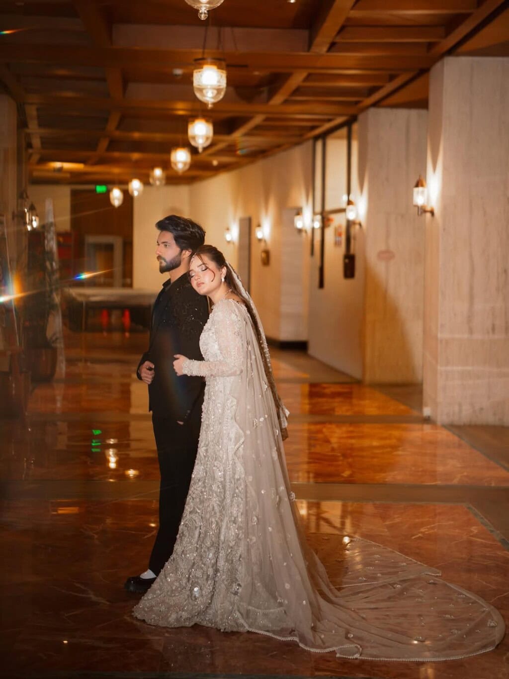 Rabeeca Khan and Hussain Tareen Walima Photoshoot