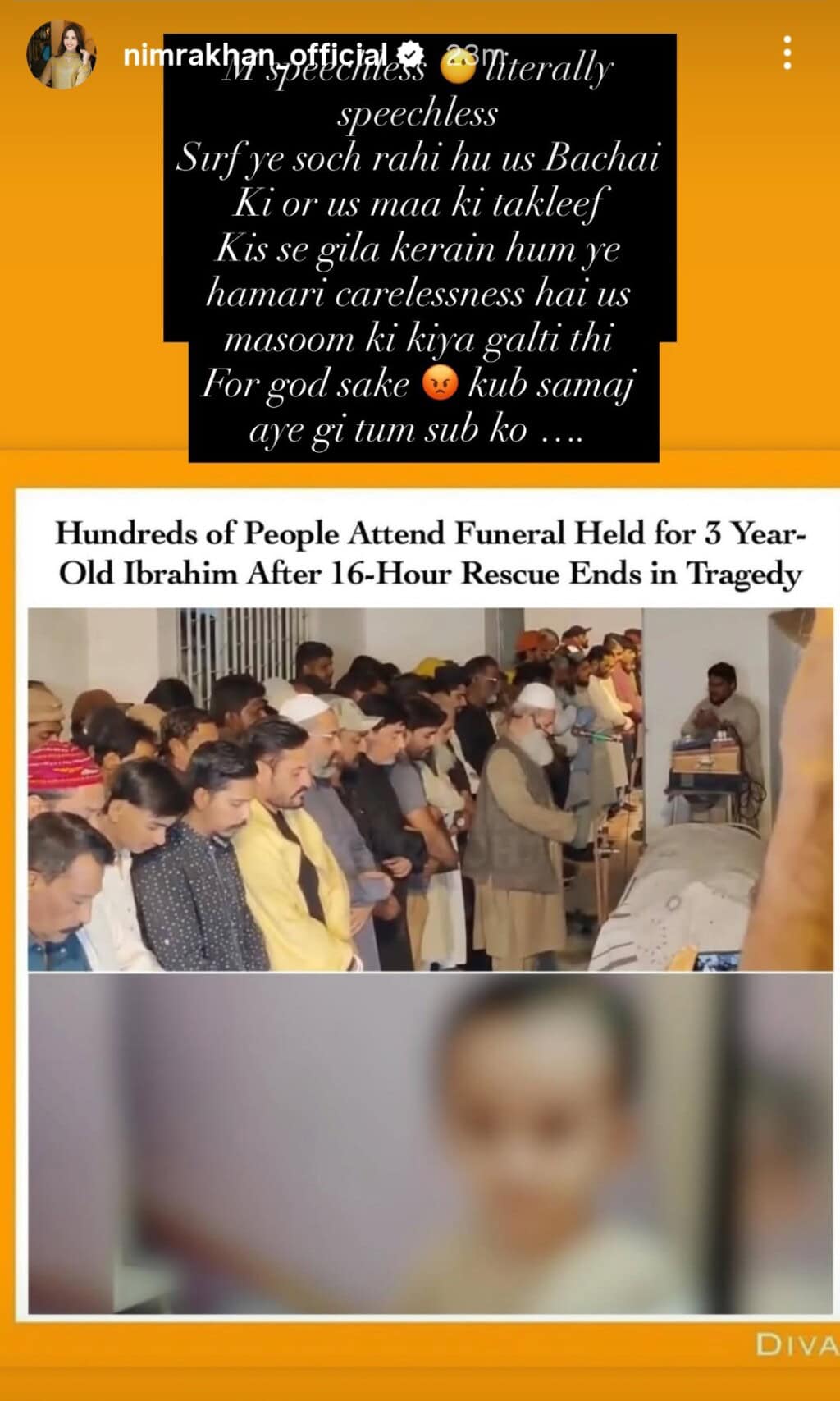 Celebrities Mourn Ibrahim’s Death in Karachi Manhole Tragedy