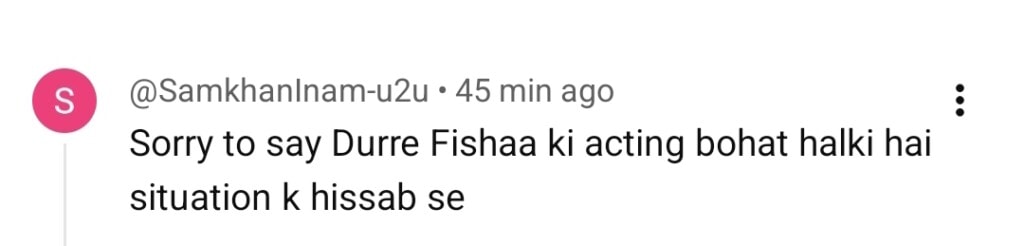 Sanwal Yaar Piya Episode 25 – Durefishan Saleem & Feroze Khan Acting Criticized