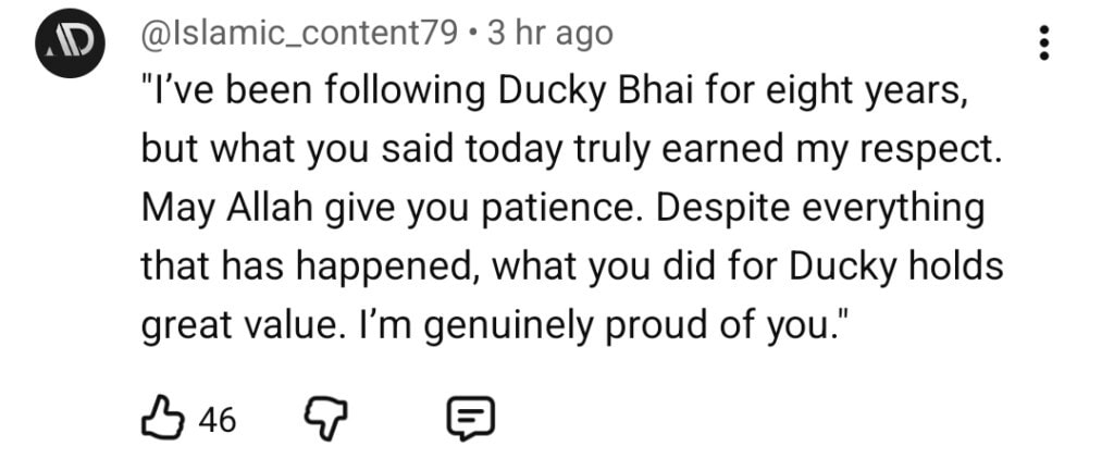 Shaam Idrees Reacts To Ducky Bhai Video After Release