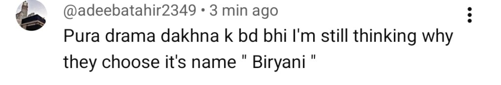 Biryani Last Episode Public Reaction