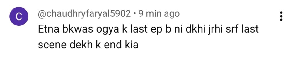 Biryani Last Episode Public Reaction