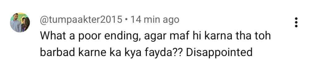 Mohra Last Episode Public Reaction