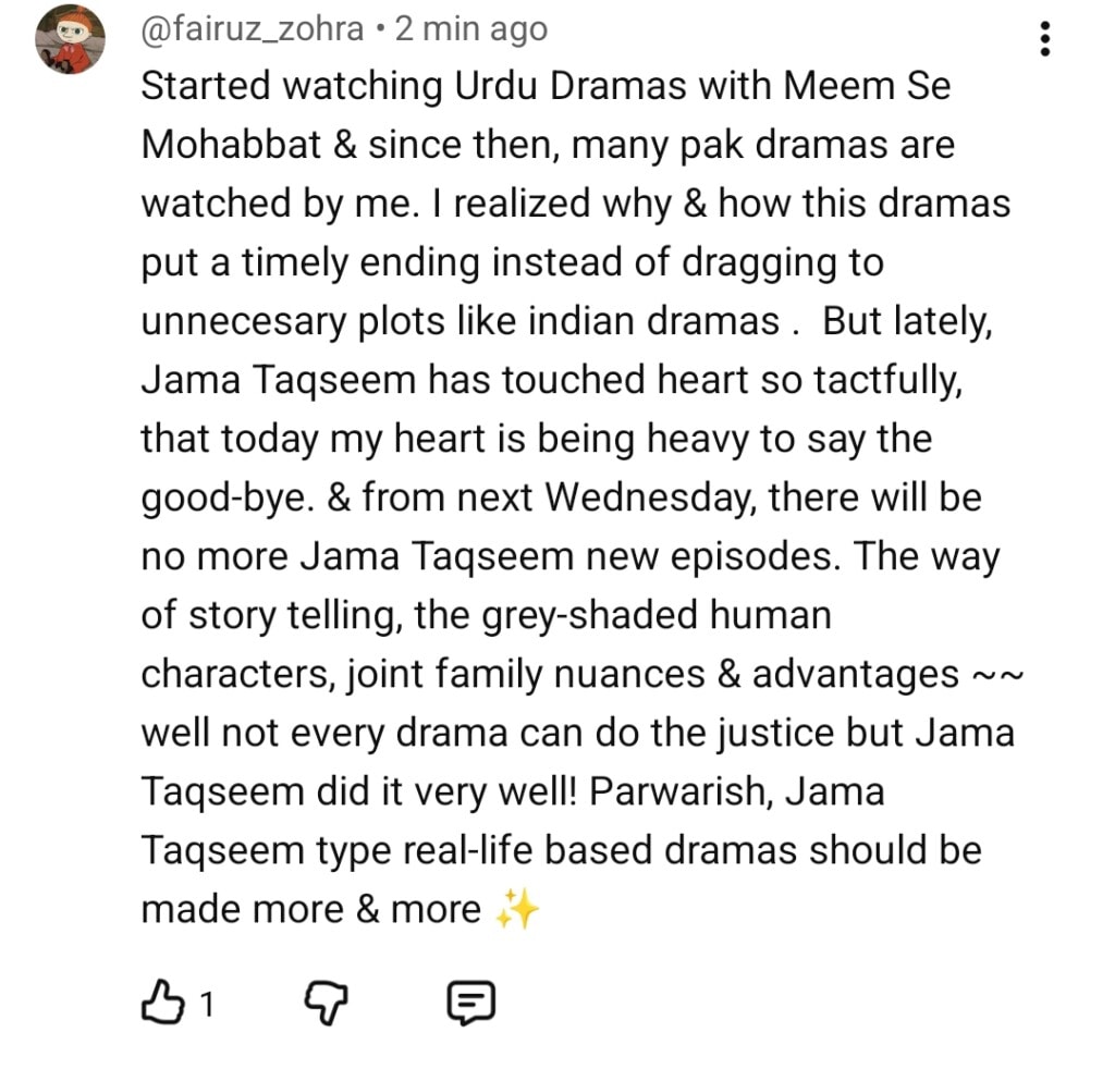 Jama Taqseem Last Episode: Public Reaction