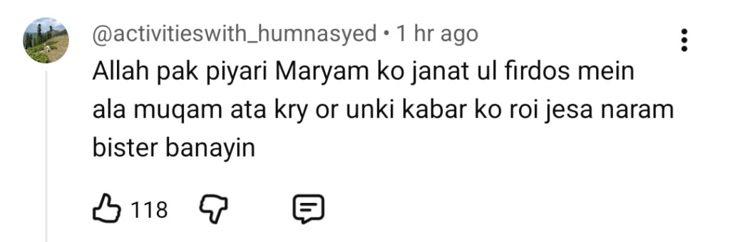 Pyari Maryam Husband Shares Her Last Vlog