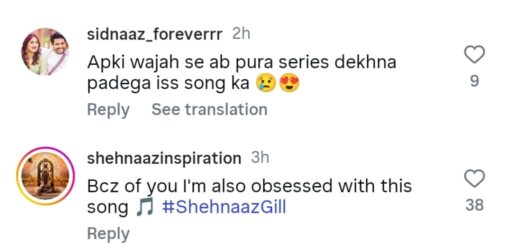 Shehnaz Gill Shares a Video Obsessing Over Meri Zindagi Hai Tu OST