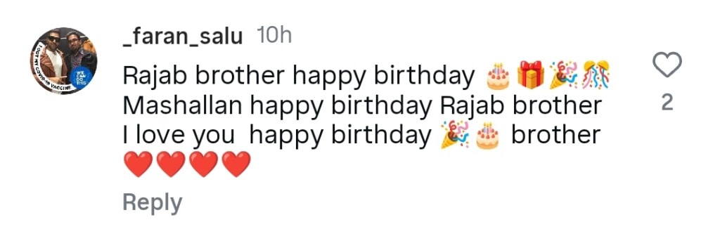 Emaan Rajab’s Birthday Surprise for Rajab Butt