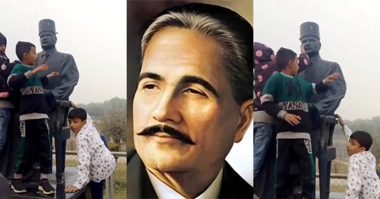 Children’s Disrespect Towards Allama Iqbal Baffles Public