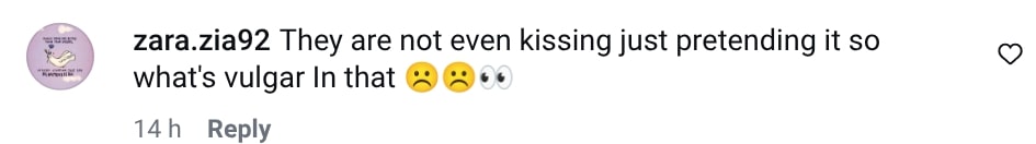 Public Divided Over Hina Niazi Kissing Her Husband