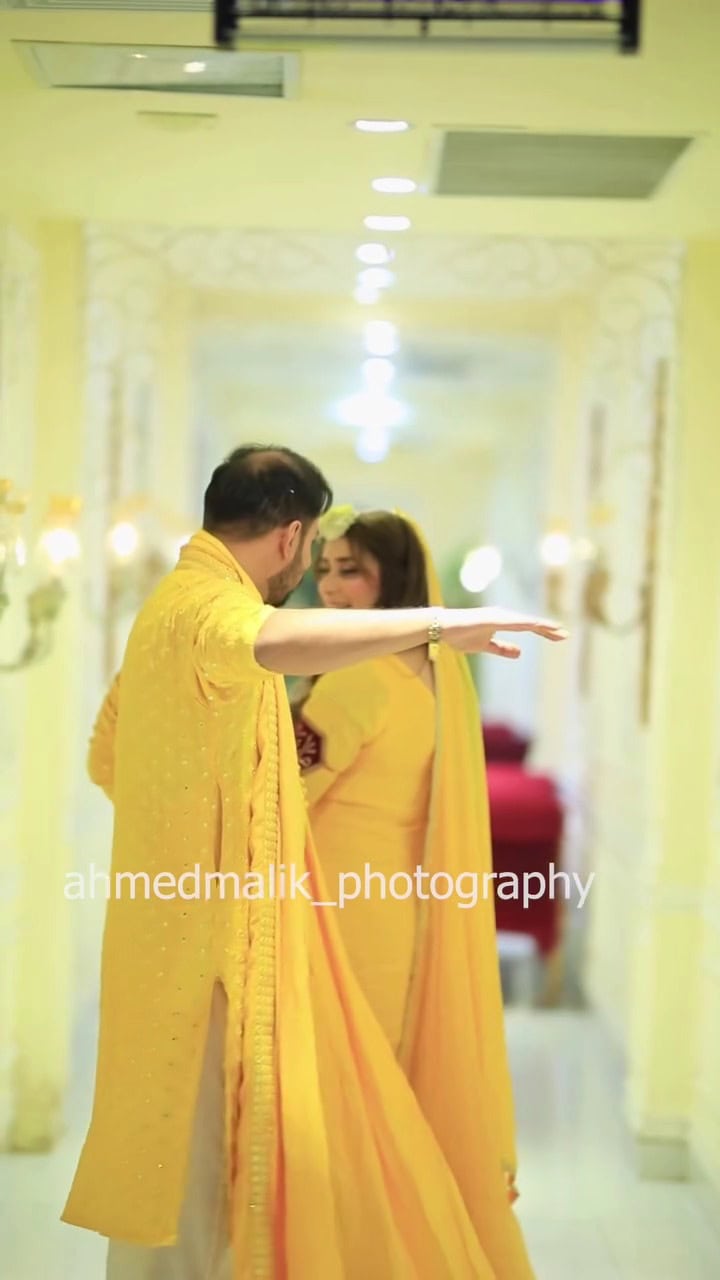 Dr Nabiha Ali Khan & Haris Khokhar Mayon Pictures & Videos