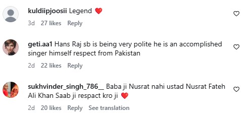 Hans Raj Hans Showers Admiration On Nusrat Fateh Ali Khan
