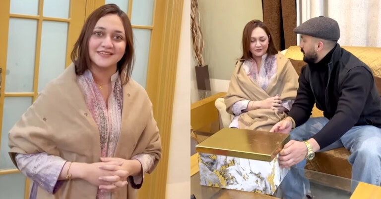 Rajab Butt’s Anniversary Gift For Wife Eman