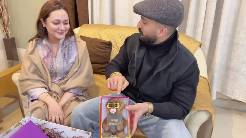 Rajab Butt’s Anniversary Gift For Wife Eman