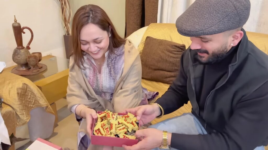 Rajab Butt’s Anniversary Gift For Wife Eman