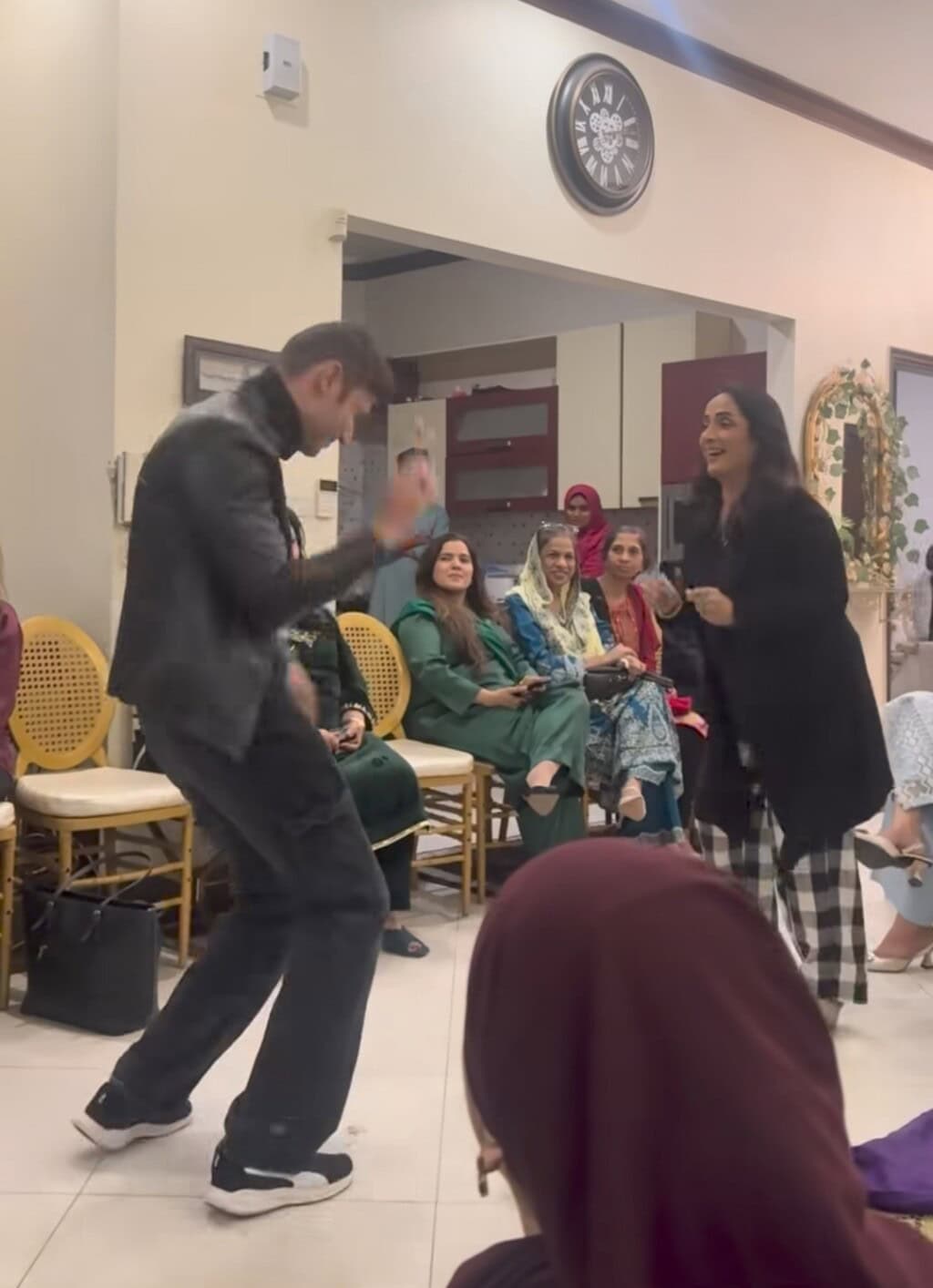 Veteran Pakistani Stars Dance Moves at Private Gathering