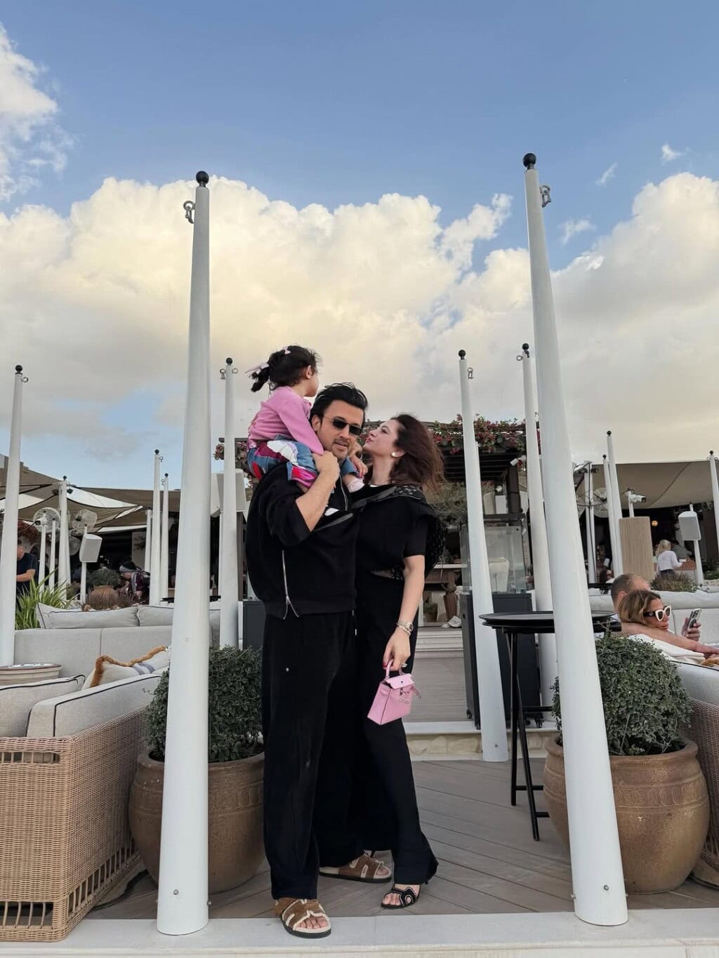 Atif Aslam Family Pictures from Dubai Vacation